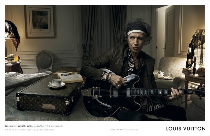 Keith Richards pour Louis Vuitton